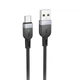 Дата кабель Hoco X109 Energy silicone USB to Type-C (1m) Black - зображення 1