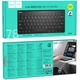 Клавиатура беспроводная Hoco GM70 Dragon mini 2.4G (English version) Black - изображение 2
