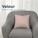 Подушка декоративна "VELOUR" Пудрова, 50x70 - изображение 1