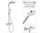 Душова система HANSGROHE Crometta E Showerpipe 240 1jet з термостатом (27271000) - зображення 3