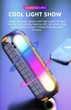 Портативна Bluetooth колонка з сонячною панеллю ES-T69 Pro Max 20W 5000mah, мульти ліхтар, магніт - зображення 10