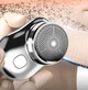 Аккумуляторная мини бритва для мужчин 300 мАч Type-C Ckeyin 10P IPX7 65х46 мм с 6 лезвиями, роторная, беспроводная - изображение 2