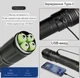 Потужний лазерний ліхтар прожектор LED GT500, 100W, 10000m Power bank, світлова гармата, Type-C - зображення 3