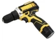 Акумуляторний шурупокрут в кейсі з насадками, бітами та сверлами Screw Driver Sets 12V Yellow - изображение 2