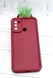Чохол Shock Case для Motorola G60 бампер силіконовий бордовий - зображення 1