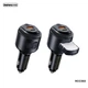 Автомобильное зарядное устройство Remax RCC353 Yatoy Series USB+Type-C 60W с ароматизатором воздуха 12В-24В - изображение 2