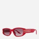 Солнцезащитные очки женские Guess Rectangular 604082275 Красные (1159850082) - изображение 3