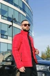 Стильная демисезонная куртка Intruder крепкая, многофункциональная, утепленная, "Memory" с прорезиненной молнией и защитой от непогоды красная/3XL - изображение 1