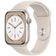 Смарт-годинник Apple Watch Series 8 GPS, 45mm, Starlight, Starlight Sport Band (Grade C) БУ - Б/В - изображение 1