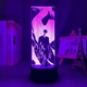 Світильник з 3D ефектом led лампа Джину Сон з аніме Підняття рівня поодинці / Solo Leveling. - зображення 3