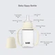 Дитяча пляшечка непроливайка з носиком BIBS Baby Sippy Bottle Spout Silicone Ivory 150 ml - изображение 6