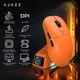 Ігрова ергономічна мишка Ajazz AJ179 APEX PAW3950 Orange, 8K, 42000DPI, з зарядною станцією - изображение 2