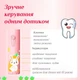 Детская электрическая зубная щетка ультразвуковая с аккумулятором 6 сменных насадок Toothbrush Rabbit розовый (GS-115015) - изображение 4