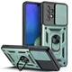 Протиударний броньований чохол із захистом камери для Samsung Galaxy A23 (A235) Armor Case Keysion green - зображення 1