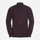 Рубашка хлопковая мужская Jack Wolfskin Lite Flannel A65026-T0378 M Сливовая с черным (4064886563956) - изображение 5