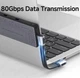 Кабель Hagibis USB-C 4.0 240W Thunderbolt 4 (80 Гбіт/с) 8k 60hz - зображення 2