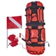 Маркерный буй для подводной охоты Marlin ATOLL red - изображение 9