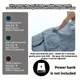 Флисовый пояс с подогревом для рук, grey - изображение 5