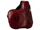 Пояс тренера TITLE Boxing Blood Red Leather Body Protector один розмір темно-червоний (5094) - изображение 3