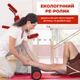 Масажний ролик (роллер) гладкий PowerPlay 4021 Fitness Roller Чорно-червоний (30x15см.) - изображение 8