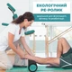 Масажний ролик (роллер) гладкий PowerPlay 4021 Fitness Roller Чорно-зелений (45x15см.) - изображение 9