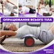 Масажний 30*15 ролик (роллер) гладкий PowerPlay 4021 Fitness Roller Чорно-фіолетовий (30x15см.) - изображение 10