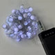 Гірлянда RGB Smart "Матова кулька" з пультом ДК 10 м 50 лампочок, світлодіодна декоративна гірлянда для дому, кімнати та ялинки, з Bluetooth, керуванням через додаток та USB живленням, ML-1689 - зображення 8