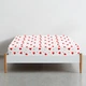 Набір простирадл на резинці Cosas Ранфорс ROSE RUBY HEARTS 60x120x12 см 2 шт (4822052398906) - зображення 5