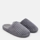 Женские домашние тапочки утепленные меховые с закрытым носком FX shoes Лотос 7305 41 26 см Серые (2820000018830) - изображение 3