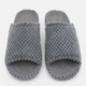 Женские домашние тапочки утепленные меховые с открытым носком FX shoes Доріс 7213 38 24 см Серые (2820000018564) - изображение 6
