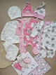 Набор одежды 12 шт. для новорожденной девочки Pink Cats - изображение 1