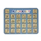 Деревянный алфавит-вкладыш английский "ALPHABET" 3240-03-002 синий 29х39 см - изображение 2