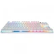 Клавіатура SteelSeries Apex Pro TKL Gen 3 HyperMagnetic OmniPoint 3.0 OLED USB UA White (64898) - изображение 4