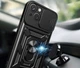 Чехол Primo Shockproof для Apple iPhone 15 - противоударный, с подставкой и шторкой для камеры - Black - изображение 6
