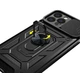 Чехол Primo Shockproof для Apple iPhone 16 Pro Max - противоударный, с подставкой и шторкой для камеры - Black - изображение 6