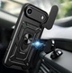 Чехол Primo Shockproof для Apple iPhone 17 Air - противоударный, с подставкой и шторкой для камеры - Black - изображение 5