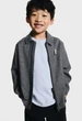 Дитяча куртка-сорочка для хлопчика H&M 122-128 см Темно-сіра (25122206D) - изображение 3