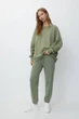 Світшот на флісі Pull & Bear хакі RJDMV354 S - изображение 2