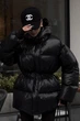 Пуховик Jadone Fashion Айс ONE SIZE чёрный - изображение 2