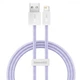 Кабель Baseus Dynamic Series Fast Charging Lightning 2.4A (1m) purple (CALD000405) - изображение 1