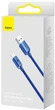 Кабель Baseus Crystal Shine Series Type-C 100W (2m) blue (CAJY000503) - изображение 4