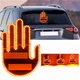 Светодиодная LED панель Ладонь с 3 жестами для заднего стекла авто с пультом дистанционного управления + 3 батарейки AA - изображение 1