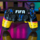 Беспроводной джойстик для PS4 с принтом FIFA Черный с желтым игровой геймпад Bluetooth джойстик Dual Shock PS4 - изображение 1