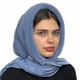 Платок норковый Меховой Стиль Паук Голубой (001/R) - изображение 2