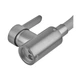 Смеситель для кухни с силиконовым изливом Champion EZA-011 Graphite REFL.Gray из нержавеющей стали (излив серый) (CH6566) - изображение 6
