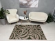 Ковер с невысоким ворсом Espresso 1.5х2.3 м. Beige\Green 02575A - изображение 3