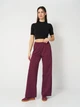 Женские брюки палаццо Мальта 26/Ж600/1-13 3XL Бордовый - изображение 1