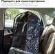 Чехол для одежды RZTK DressBag 60x130 см на молнии Черный полупрозрачный - изображение 5