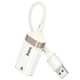 Перехідник HOCO UA41 USB - RJ45 (білий apricot) - изображение 2