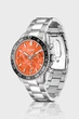 Мужские наручные часы Hugo Boss Link Chronograph Orange Dial модель 58137105 - изображение 2